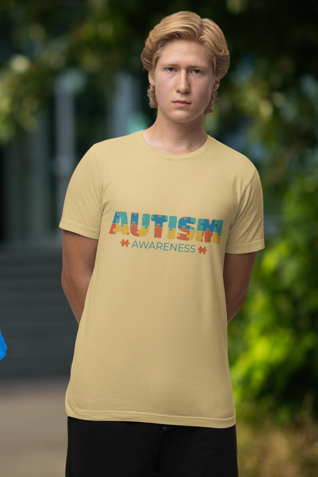 Autism Awareness Printed T-Shirt For Men - WowWaves - 3