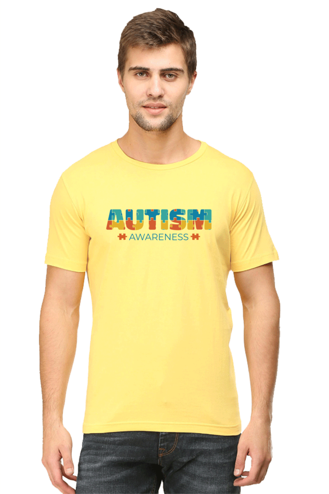 Autism Awareness Printed T-Shirt For Men - WowWaves - 8