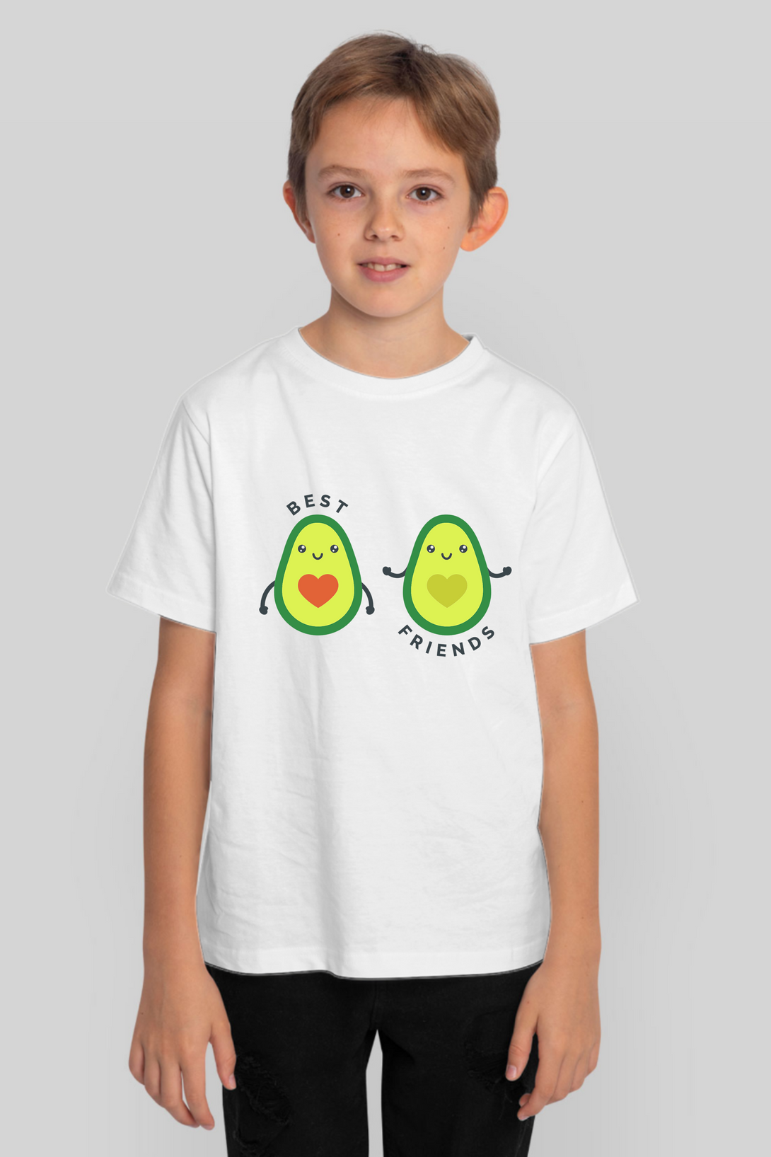 Avocado Friends Printed T-Shirt For Boy - WowWaves - 8