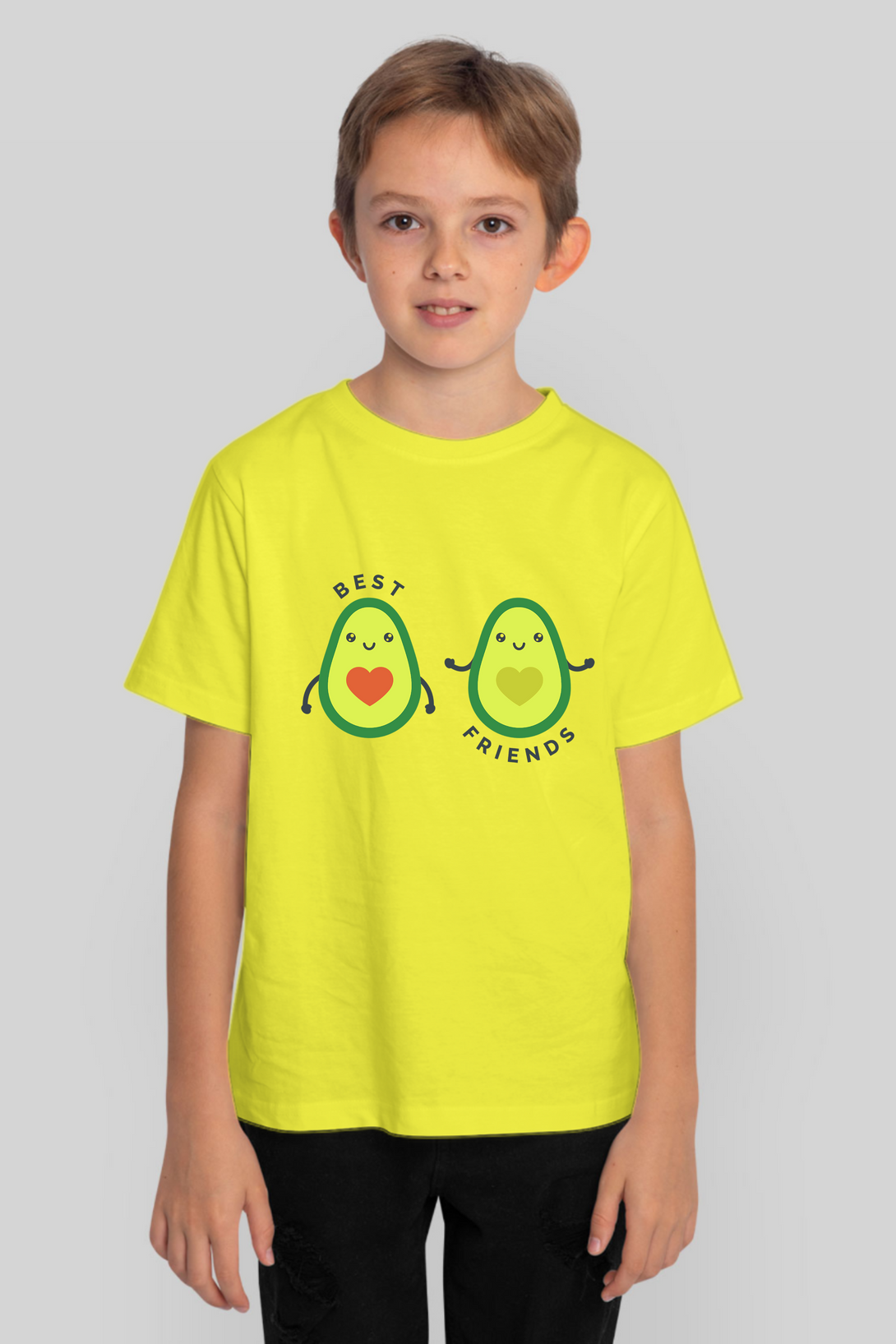 Avocado Friends Printed T-Shirt For Boy - WowWaves - 9