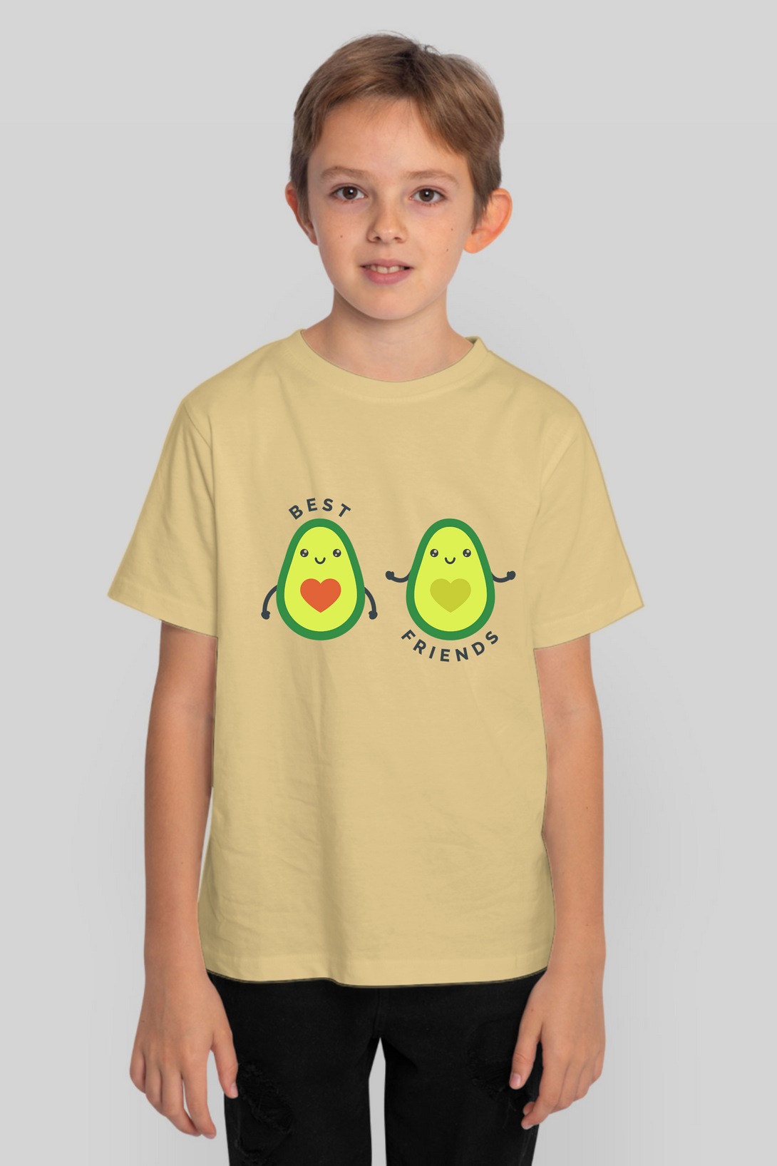 Avocado Friends Printed T-Shirt For Boy - WowWaves - 7