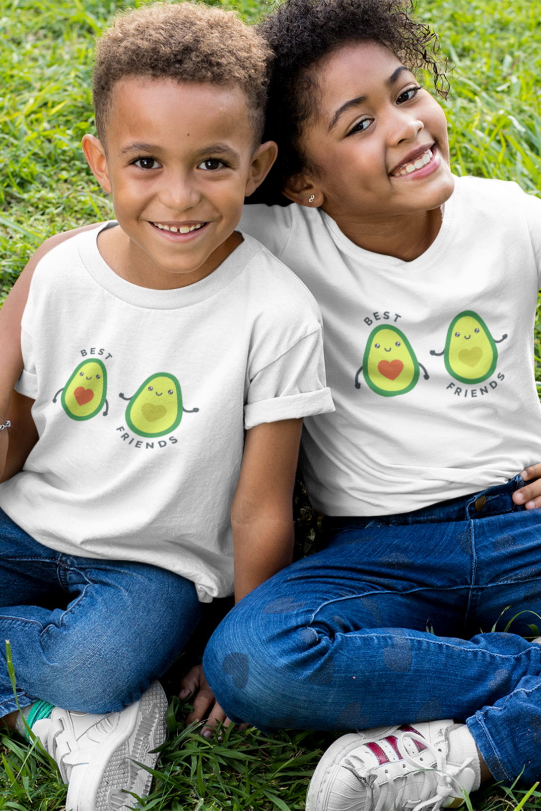 Avocado Friends Printed T-Shirt For Boy - WowWaves - 5