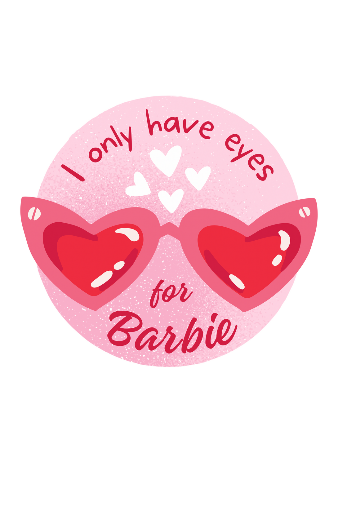 Barbie Gaze Printed T-Shirt For Girl - WowWaves - 1
