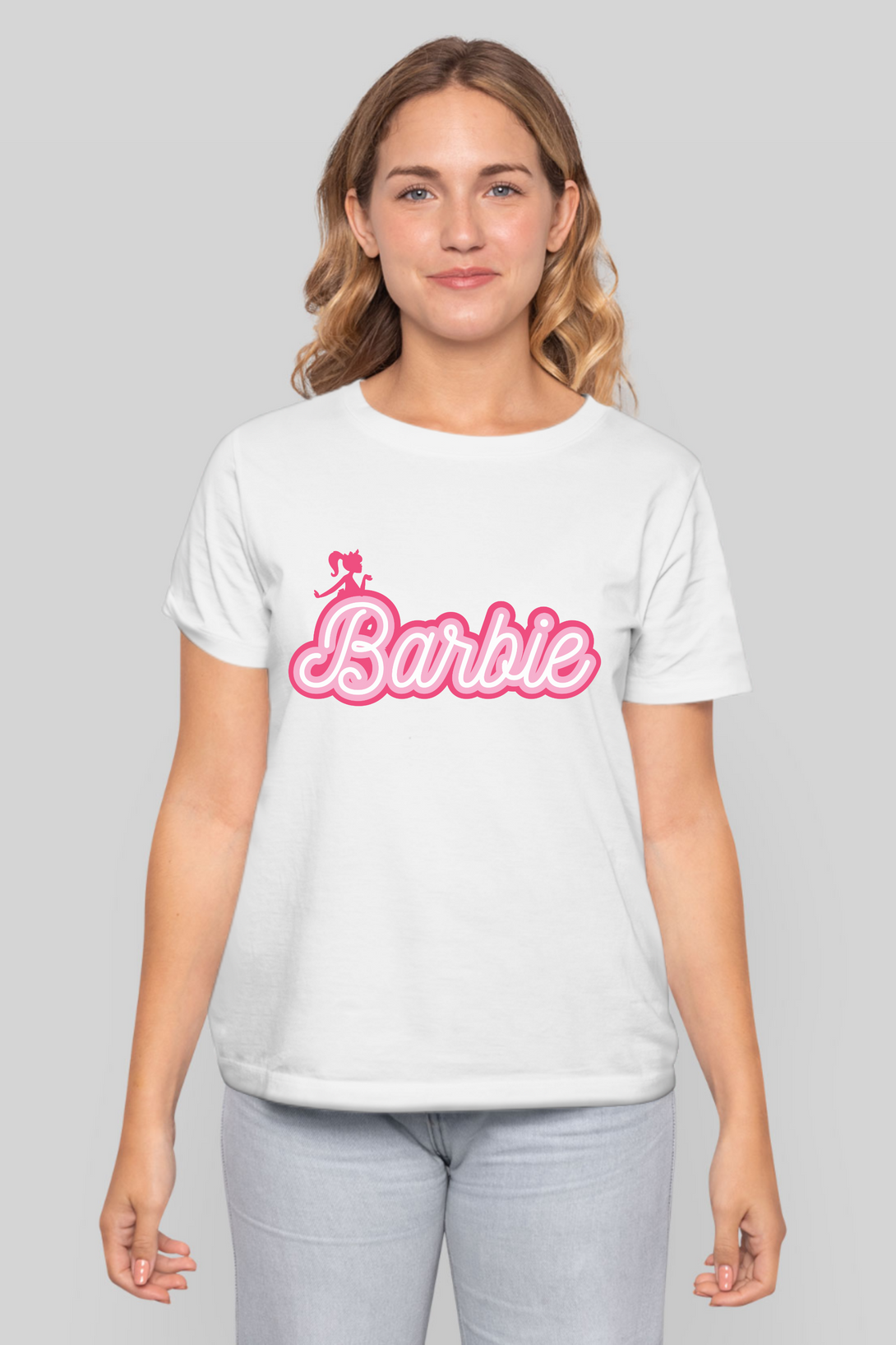 Barbie Printed T-Shirt For Women - WowWaves - 7