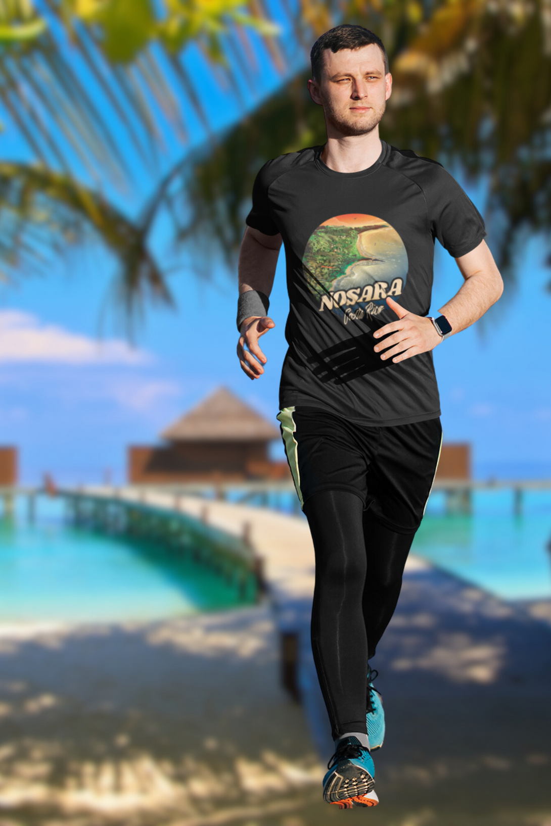 Beach Life Bliss Printed T-Shirt For Men - WowWaves - 2