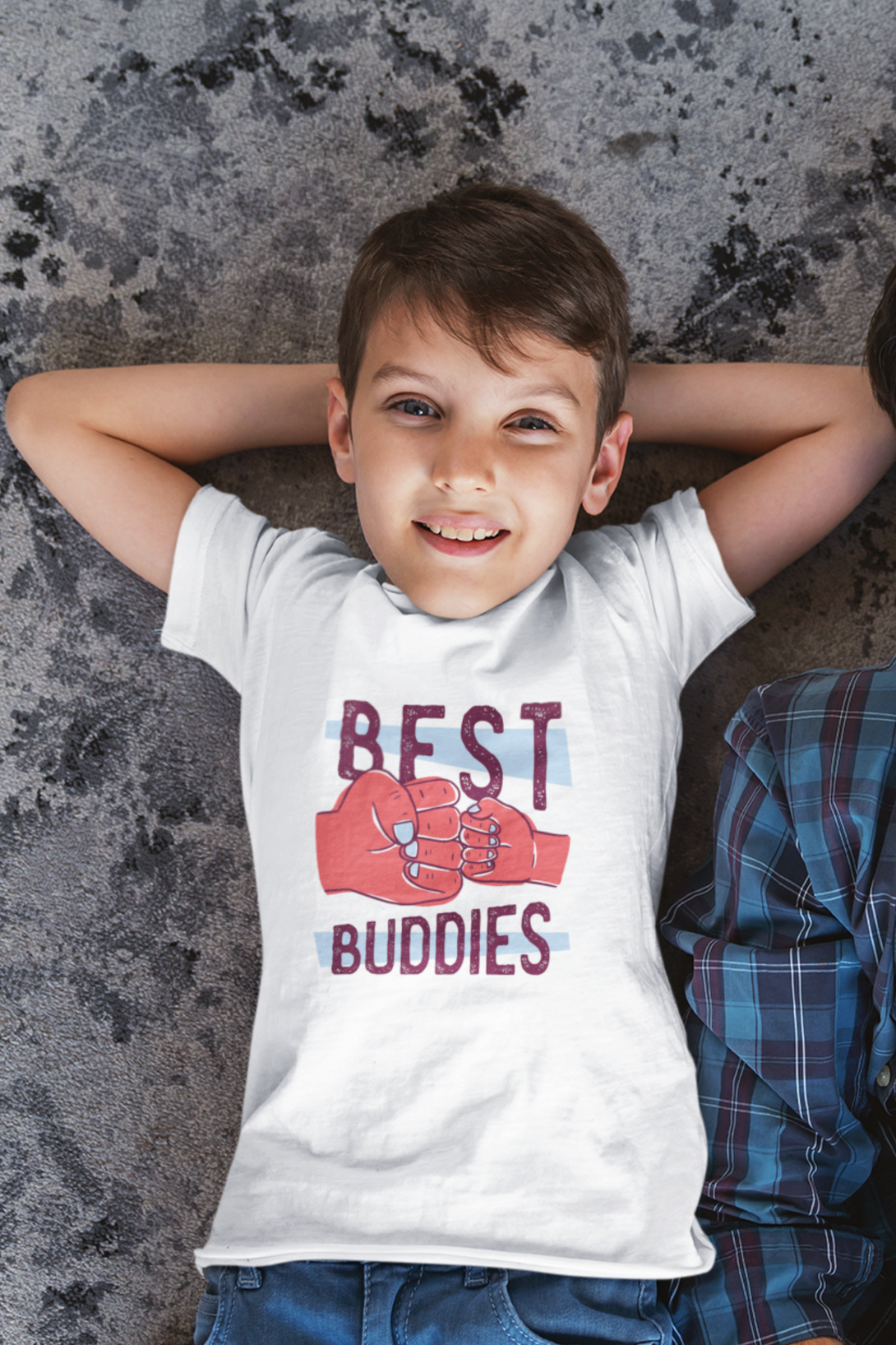 Best Buddies Printed T-Shirt For Boy - WowWaves - 7