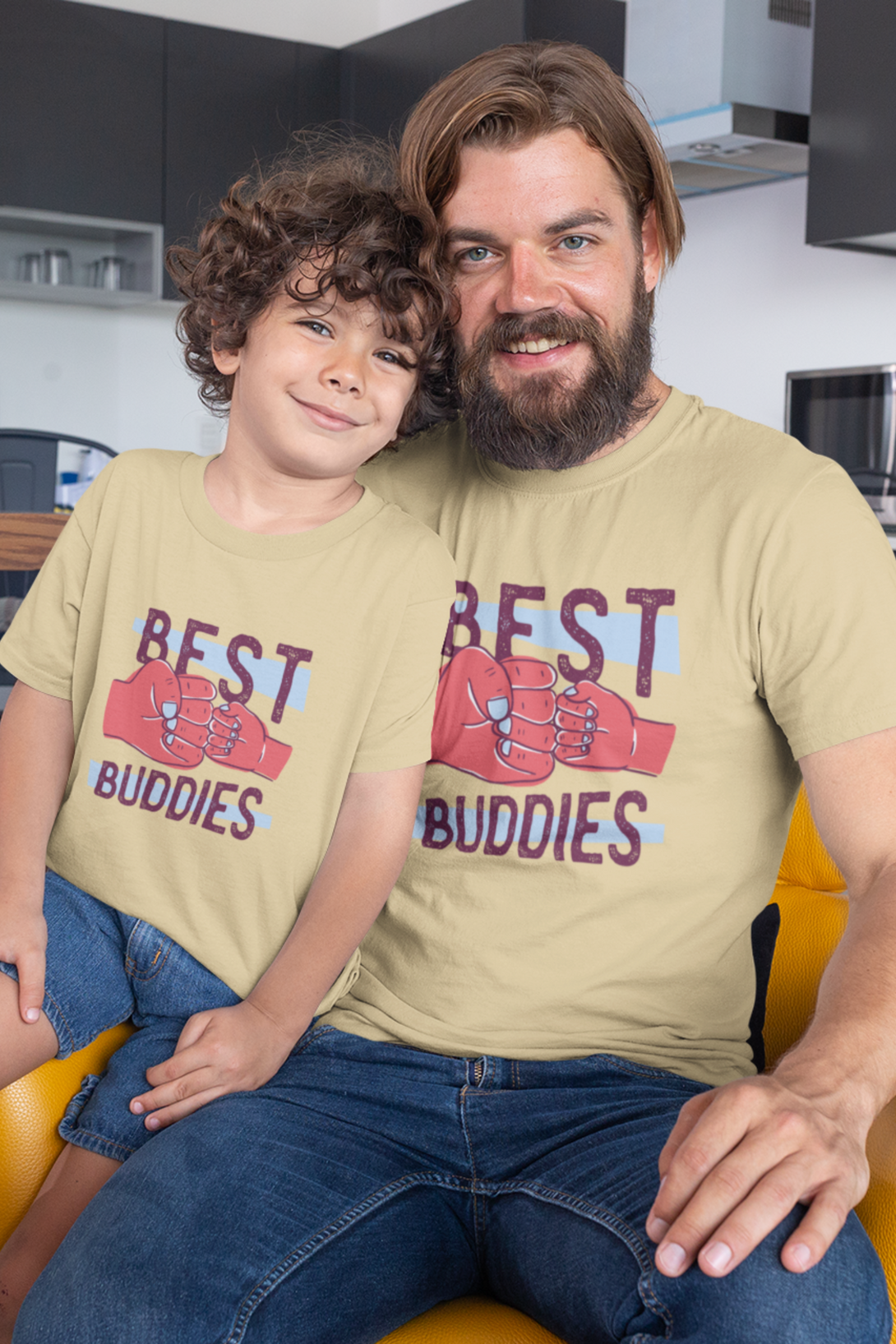 Best Buddies Printed T-Shirt For Boy - WowWaves - 3