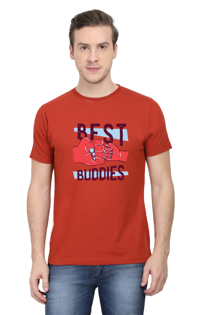 Best Buddies Printed T-Shirt For Men - WowWaves - 8