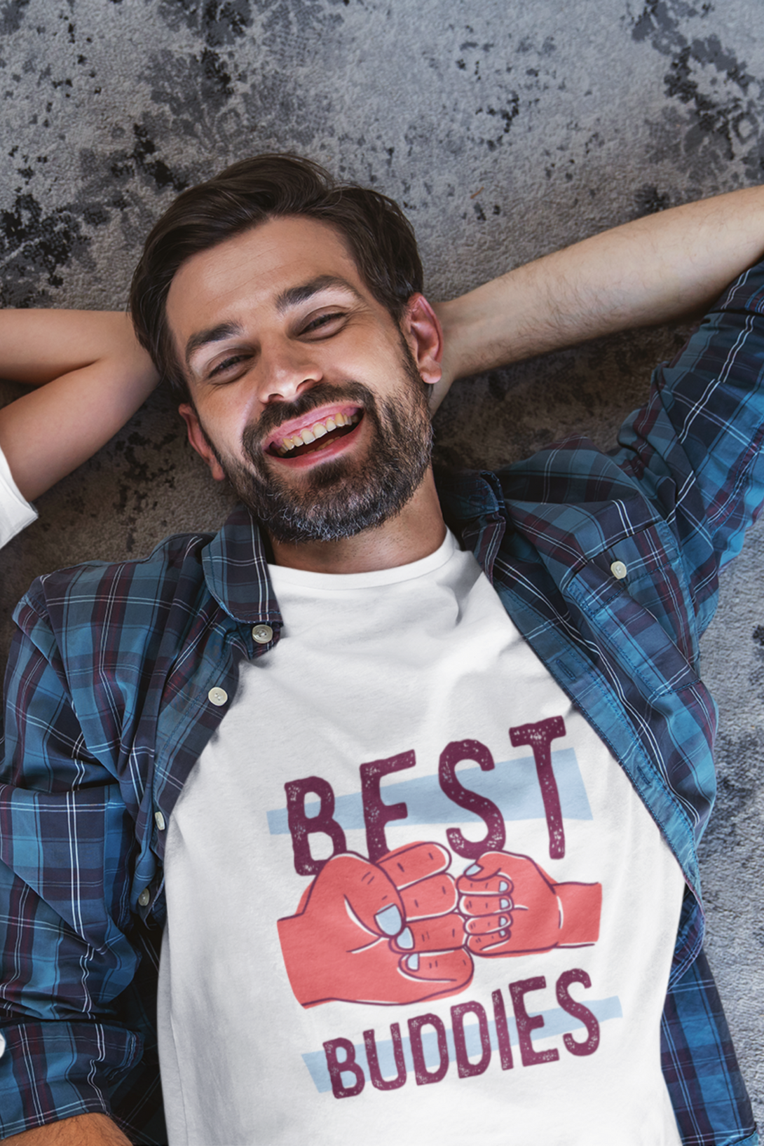 Best Buddies Printed T-Shirt For Men - WowWaves - 5