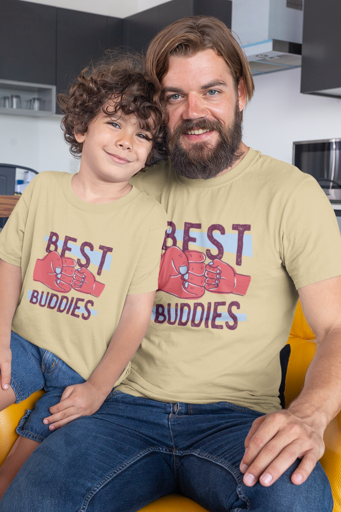 Best Buddies Printed T-Shirt For Men - WowWaves - 4
