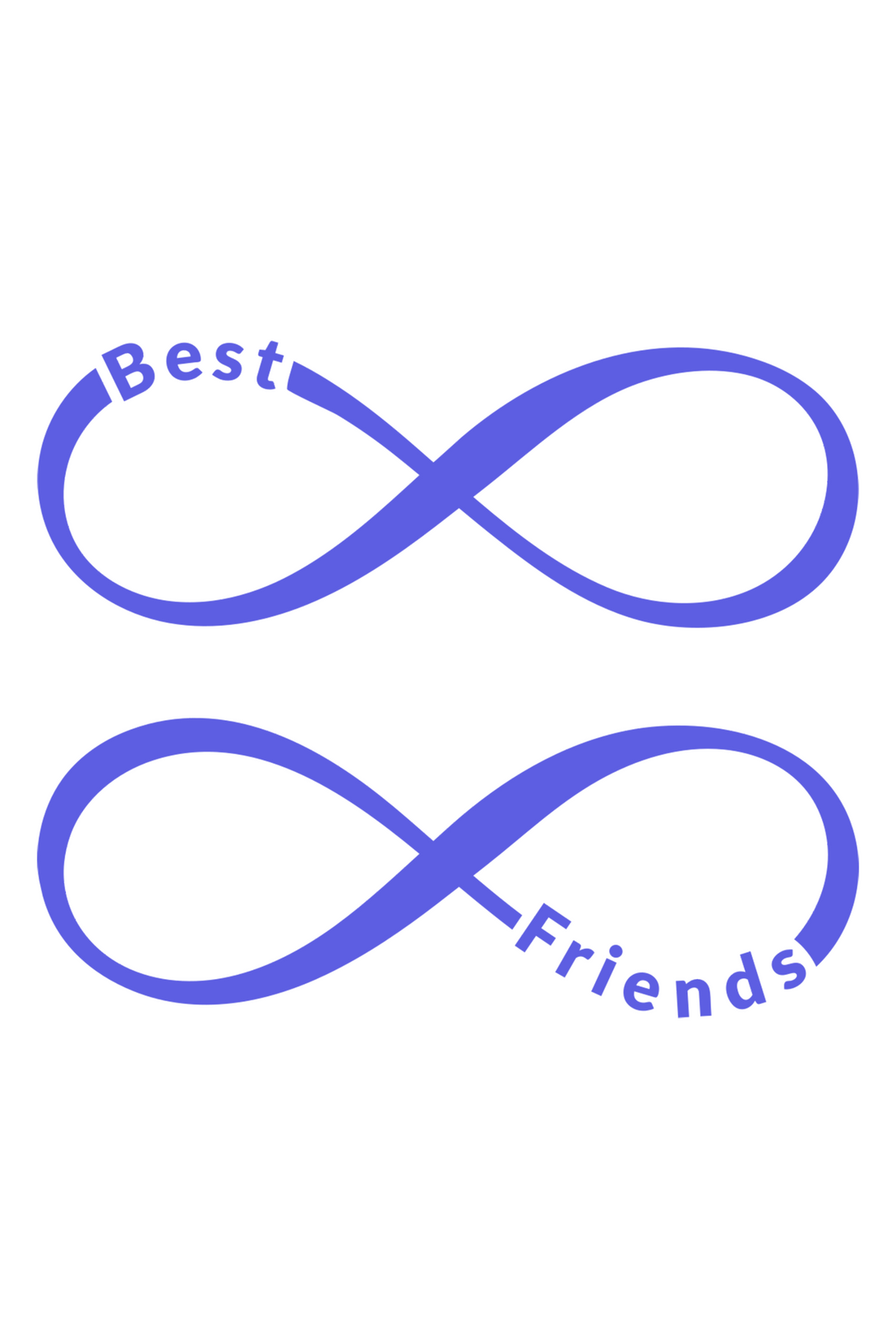 Best Friends Forever Printed T-Shirt For Girl - WowWaves - 1