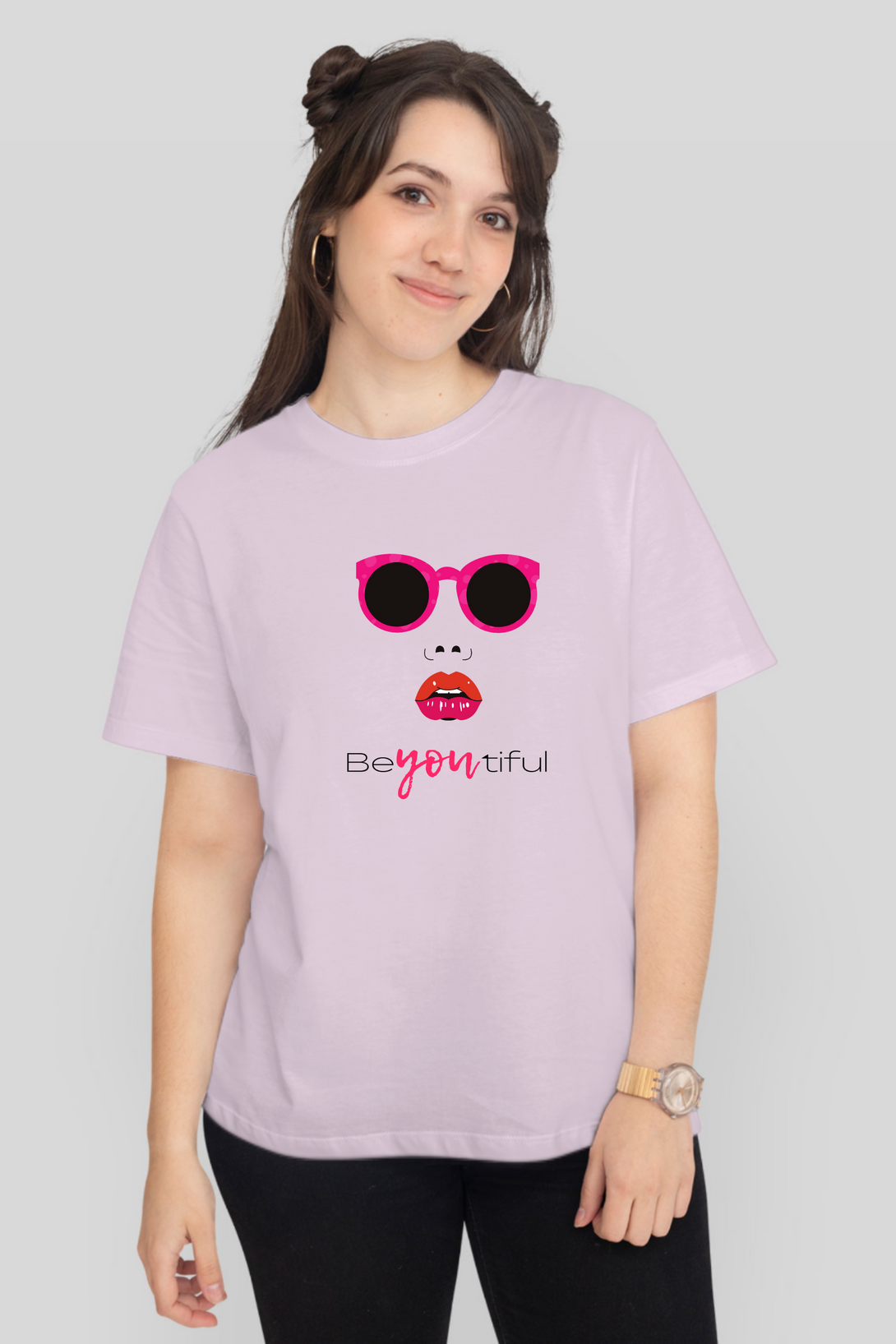 Beyoutiful Printed T-Shirt For Women - WowWaves - 7
