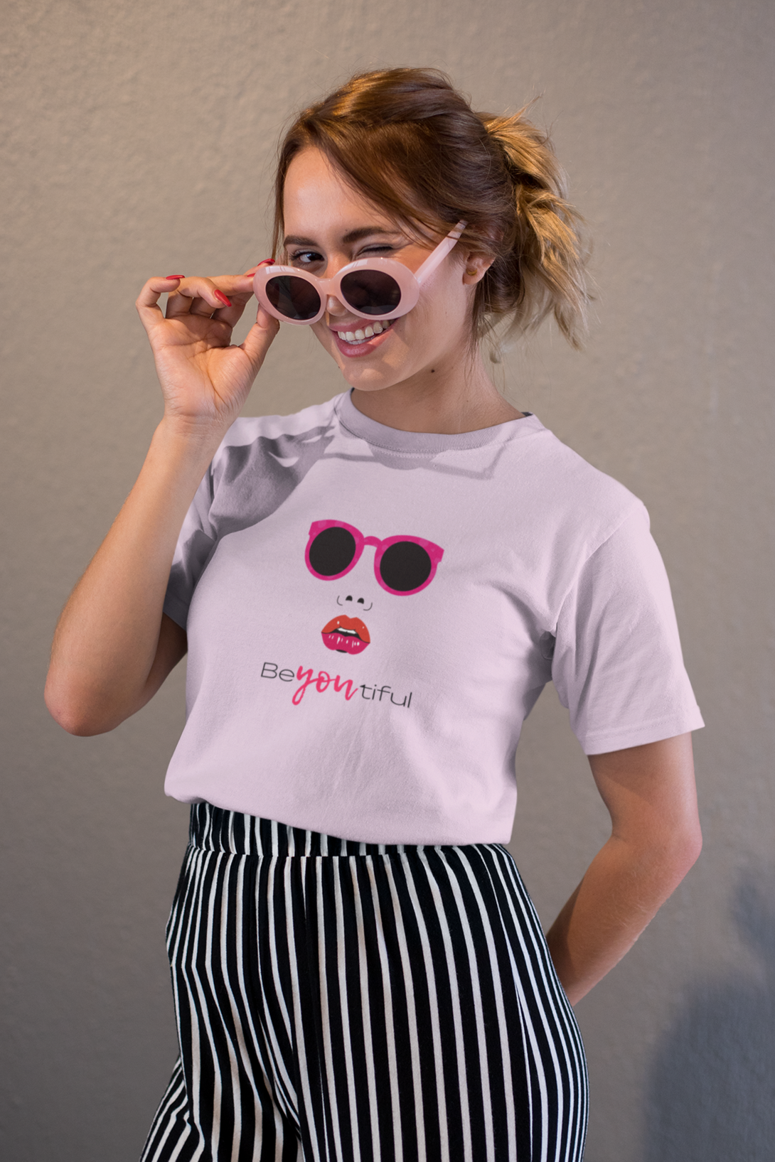 Beyoutiful Printed T-Shirt For Women - WowWaves - 4