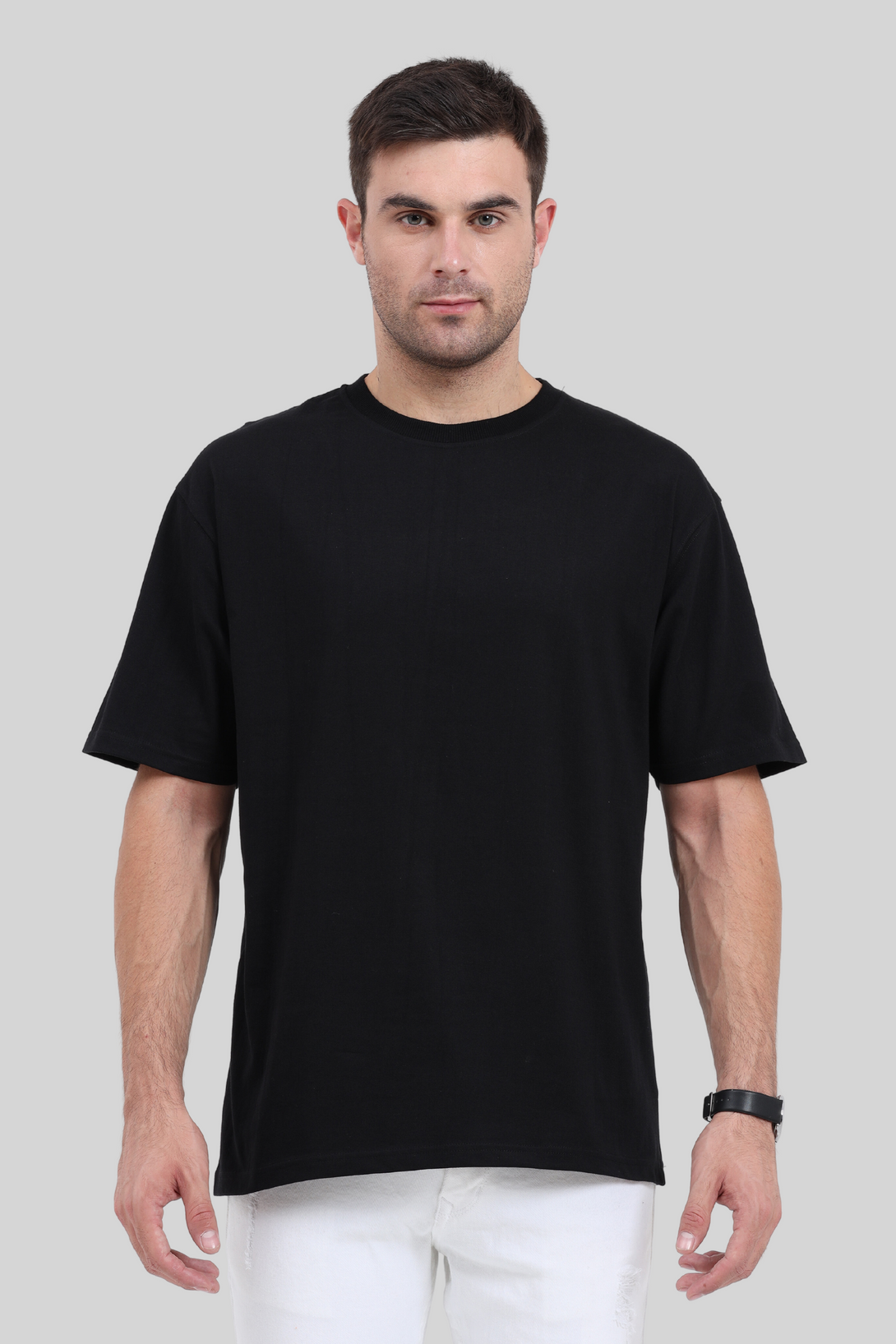 Black Oversized T-Shirt For Men - WowWaves