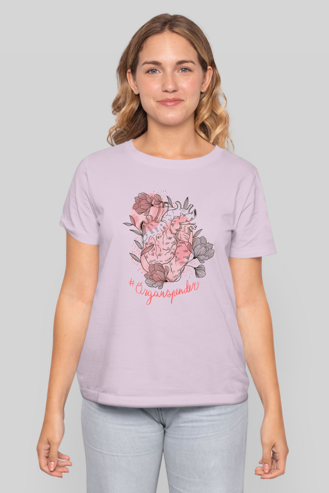Blossoming Love Printed T-Shirt For Women - WowWaves - 7