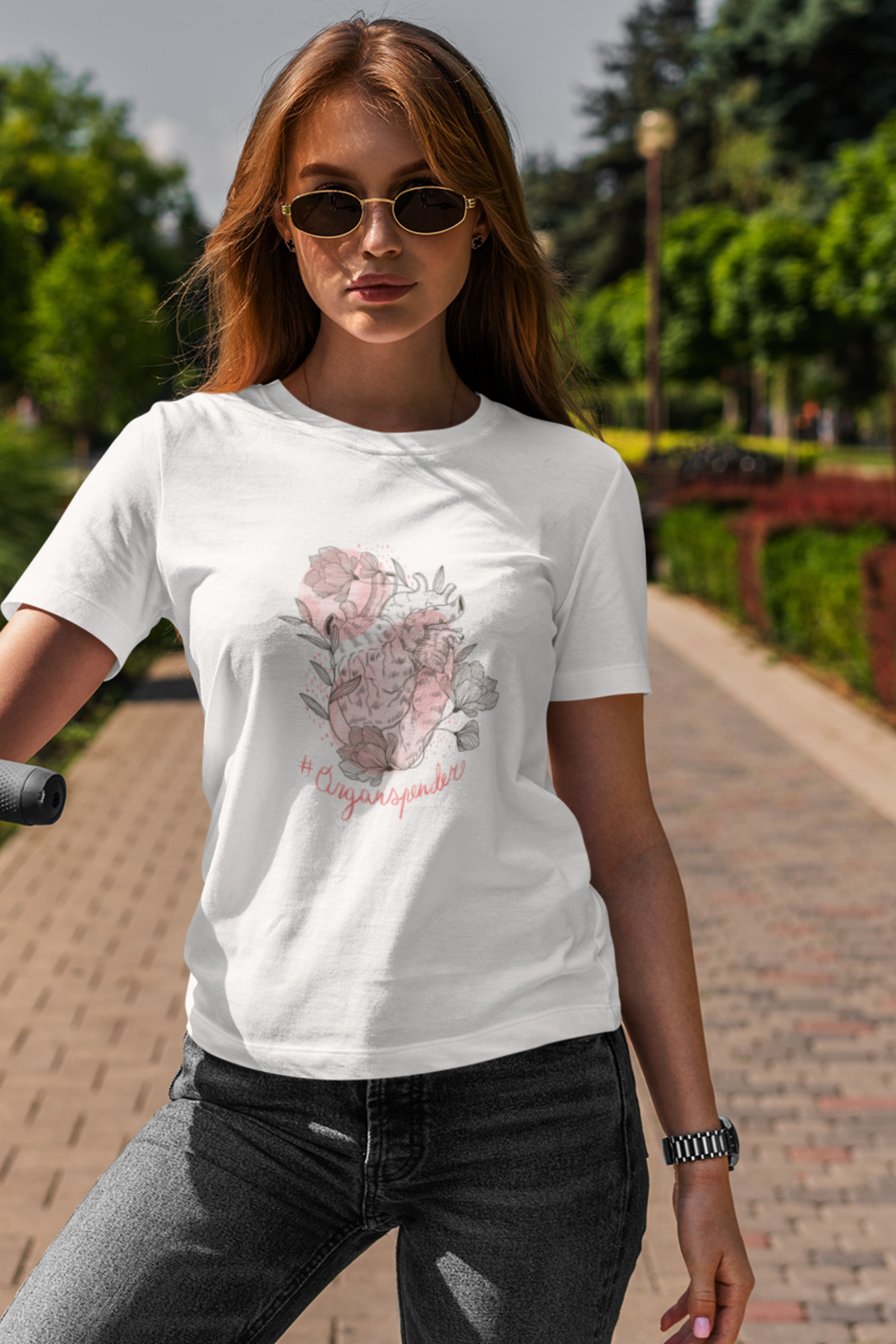 Blossoming Love Printed T-Shirt For Women - WowWaves - 2