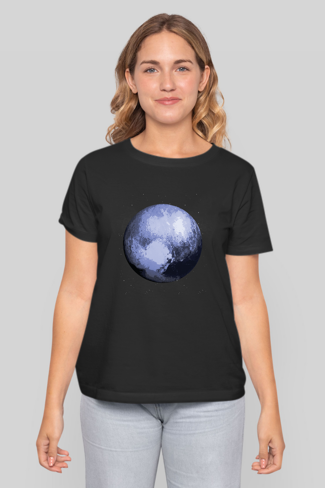 Blue Planet Printed T-Shirt For Women - WowWaves - 6