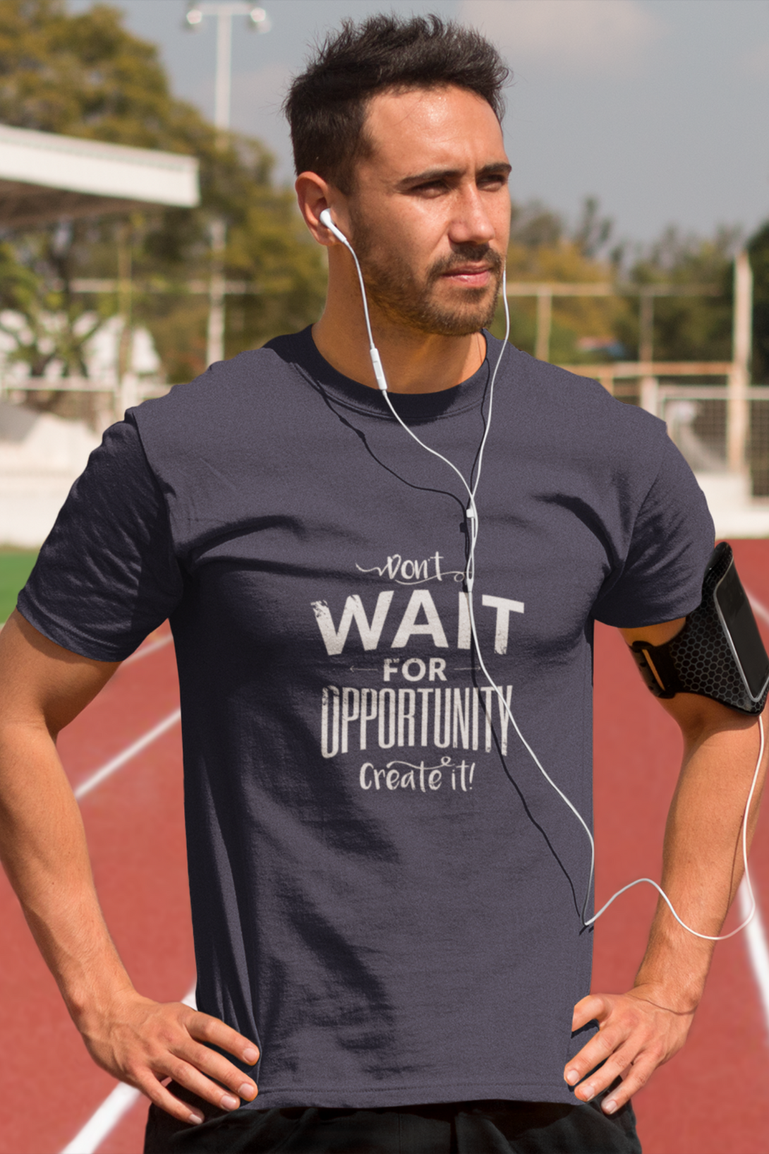 Create Opportunity Printed T-Shirt For Men - WowWaves - 6