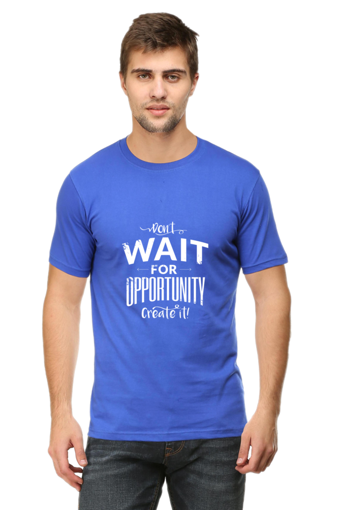 Create Opportunity Printed T-Shirt For Men - WowWaves - 10