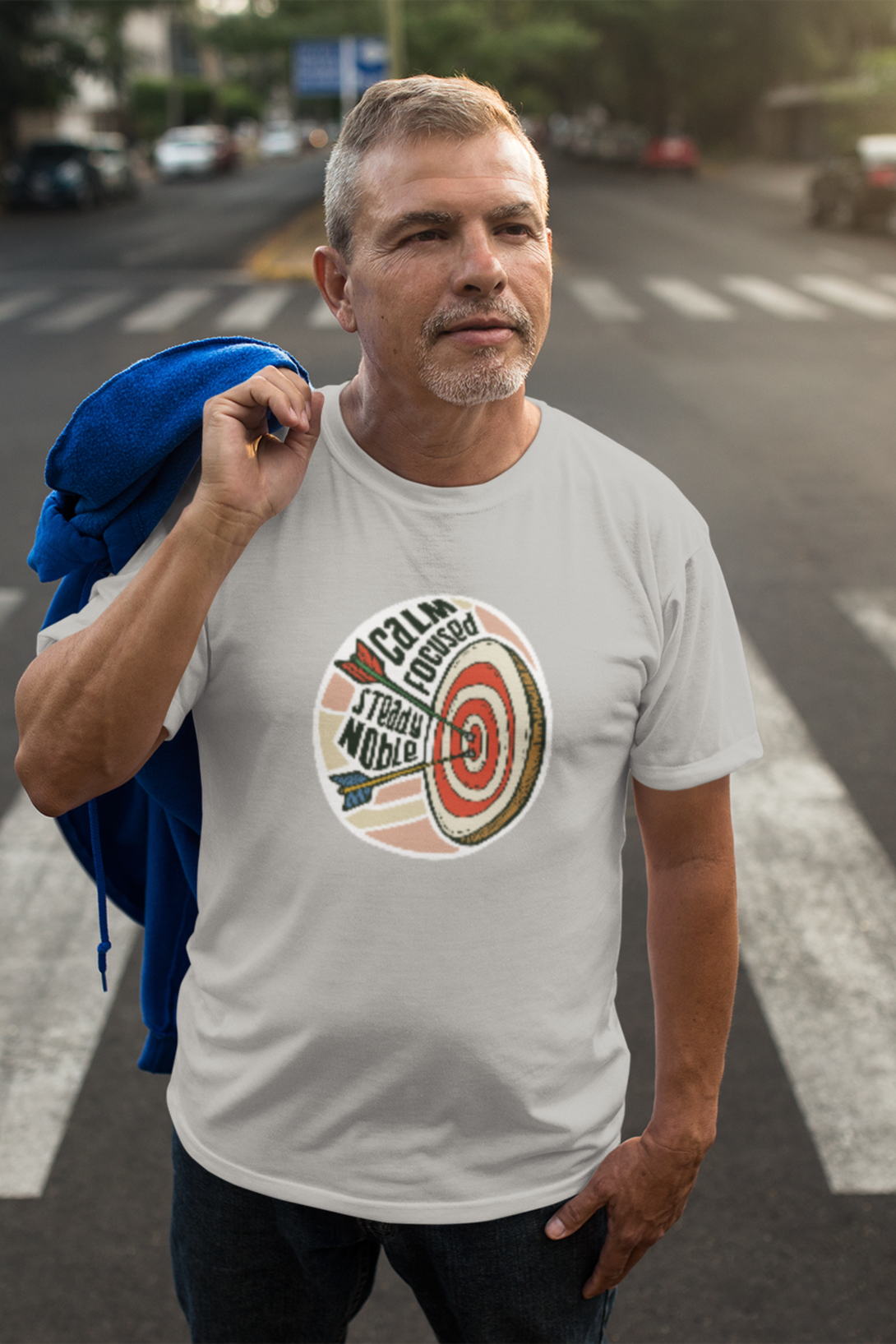 Bullseye Printed T-Shirt For Men - WowWaves - 3