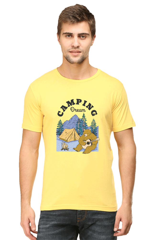 Camping Dream Printed T-Shirt For Men - WowWaves - 8