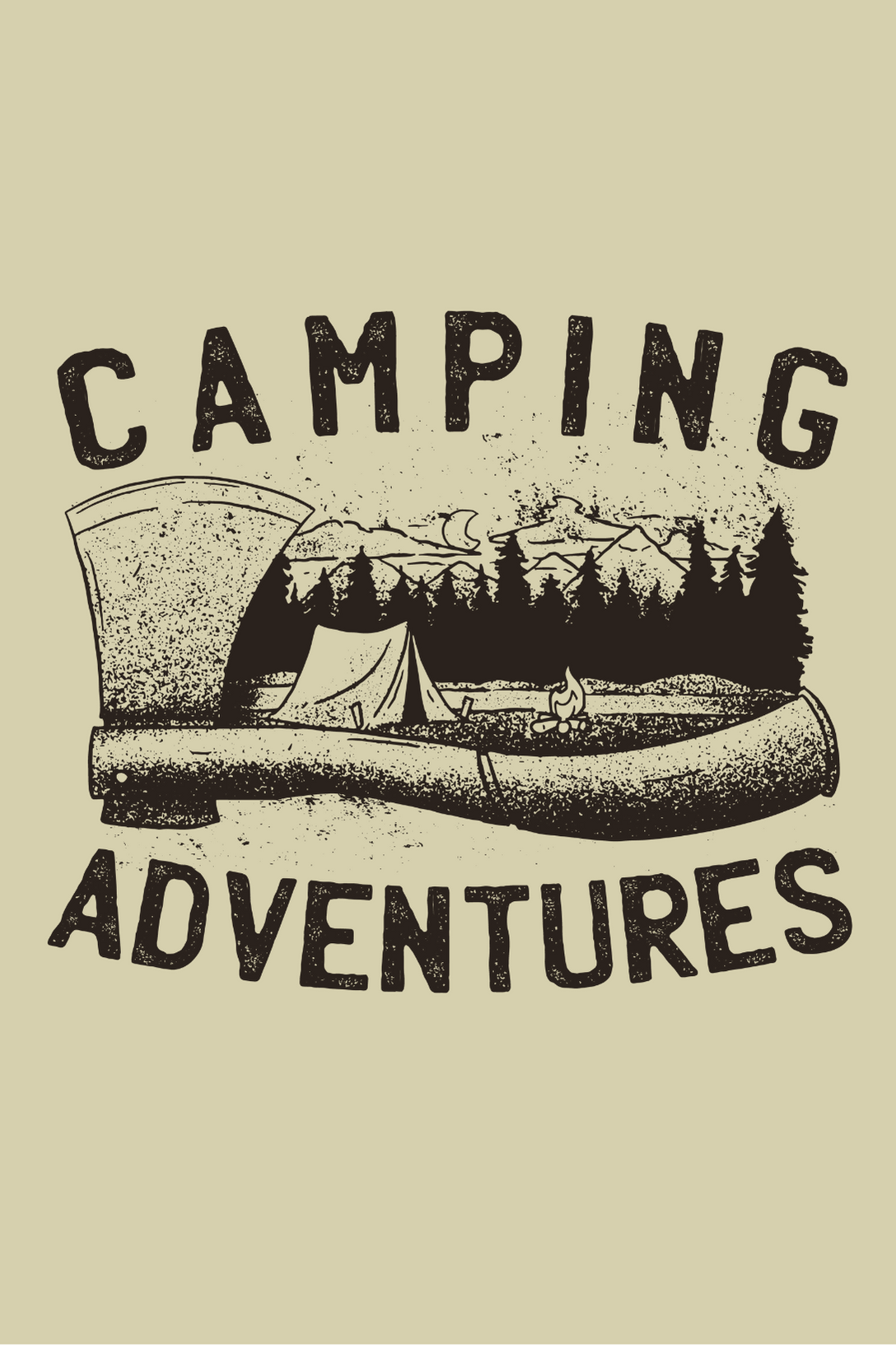 Camping Adventures Printed T-Shirt For Women - WowWaves - 1