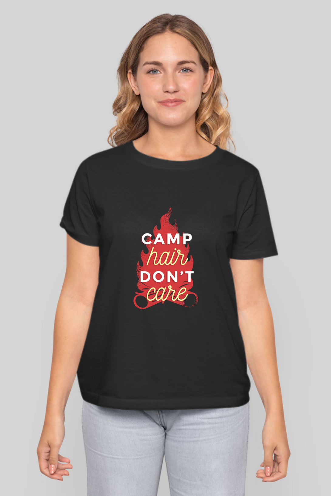 Camping Vibes Printed T-Shirt For Women - WowWaves - 12
