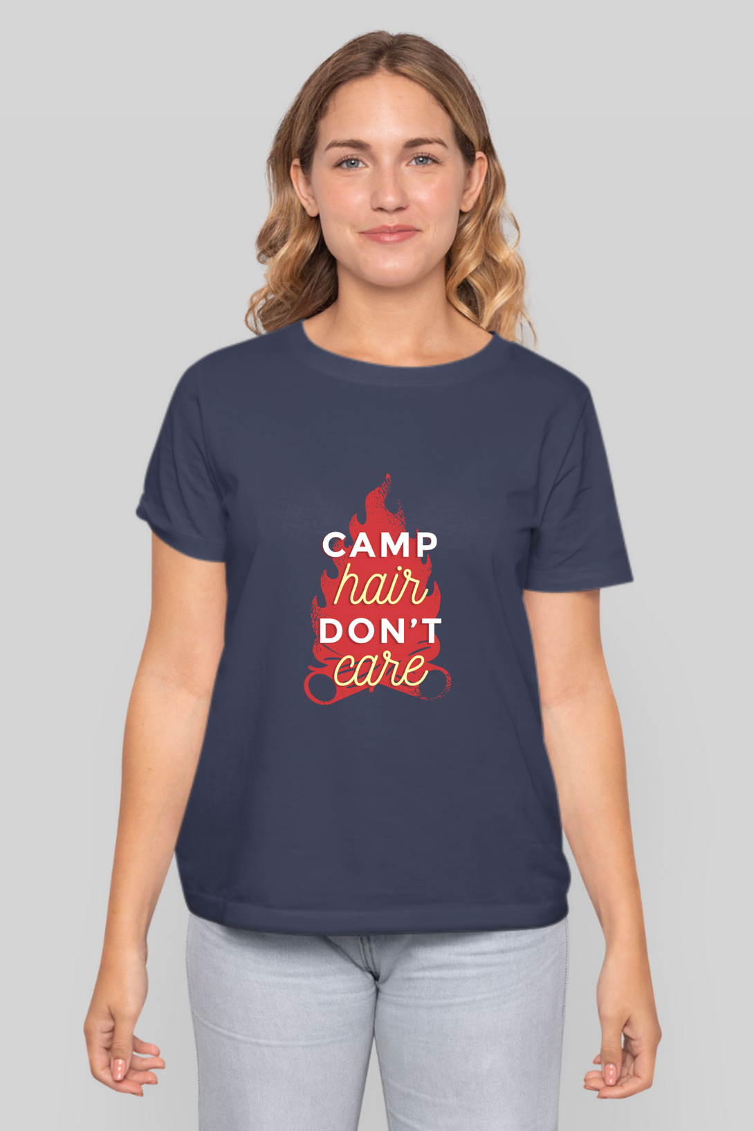 Camping Vibes Printed T-Shirt For Women - WowWaves - 13