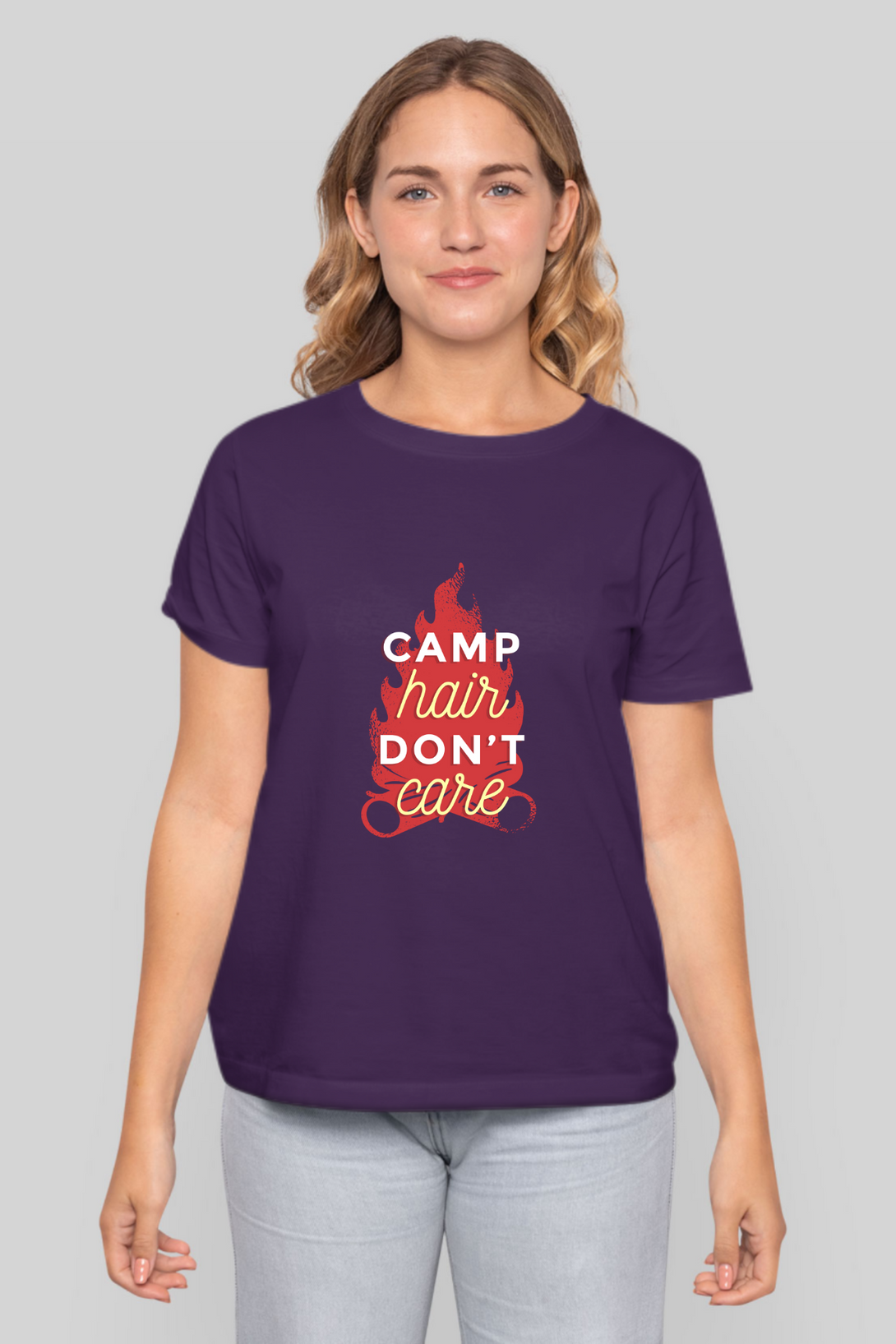 Camping Vibes Printed T-Shirt For Women - WowWaves - 9