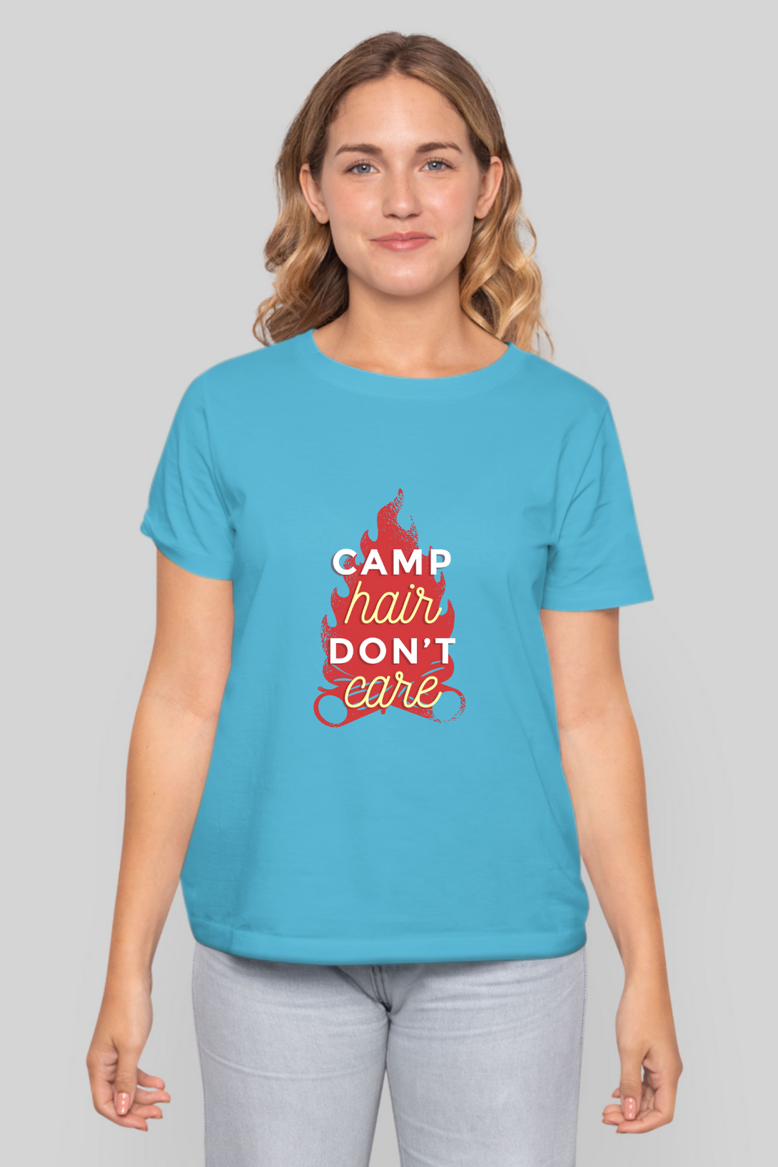 Camping Vibes Printed T-Shirt For Women - WowWaves - 10