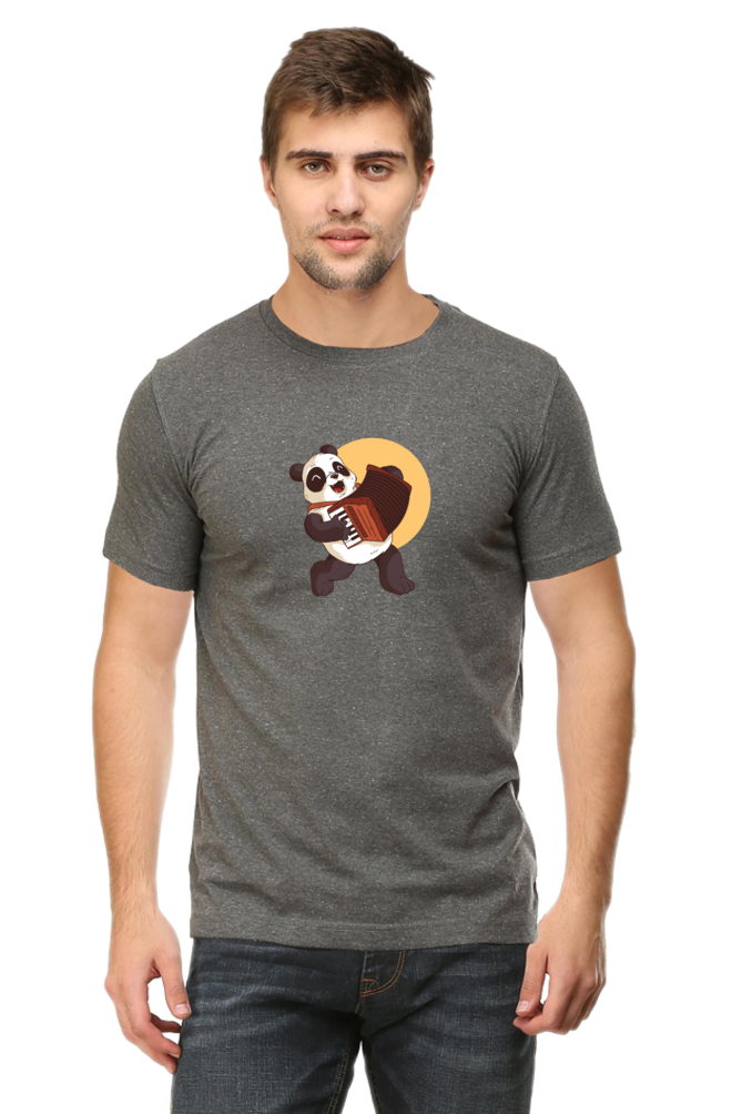Panda Melody Printed T-Shirt For Men - WowWaves - 4