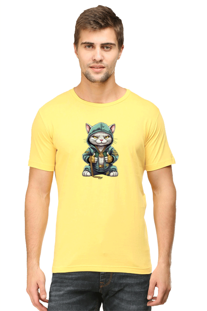 Cool Cat Printed T-Shirt For Men - WowWaves - 7