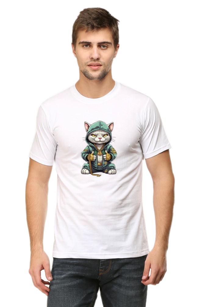 Cool Cat Printed T-Shirt For Men - WowWaves - 6
