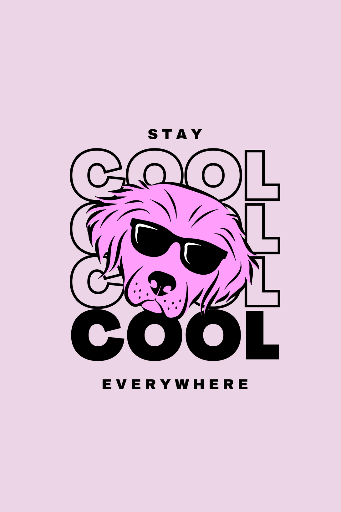 Stay Cool Everywhere Printed T-Shirt For Women - WowWaves - 1