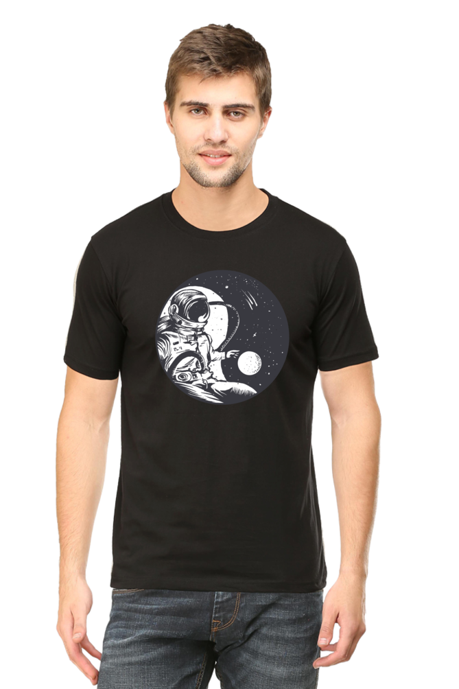Cosmic Balance Printed T-Shirt For Men - WowWaves - 8