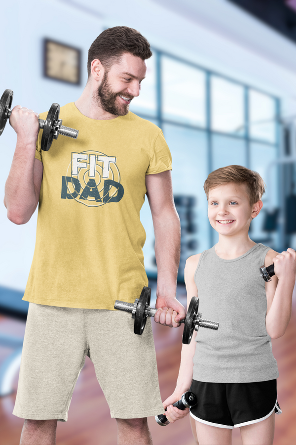 Dad Fit Printed T-Shirt For Men - WowWaves