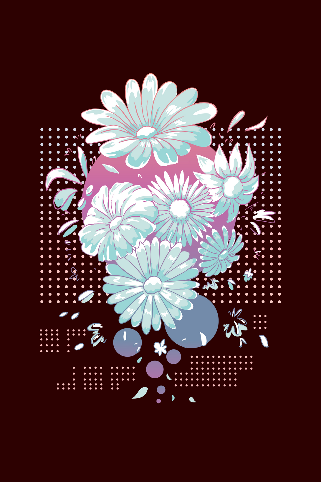 Daisy Delight Printed T-Shirt For Women - WowWaves - 1