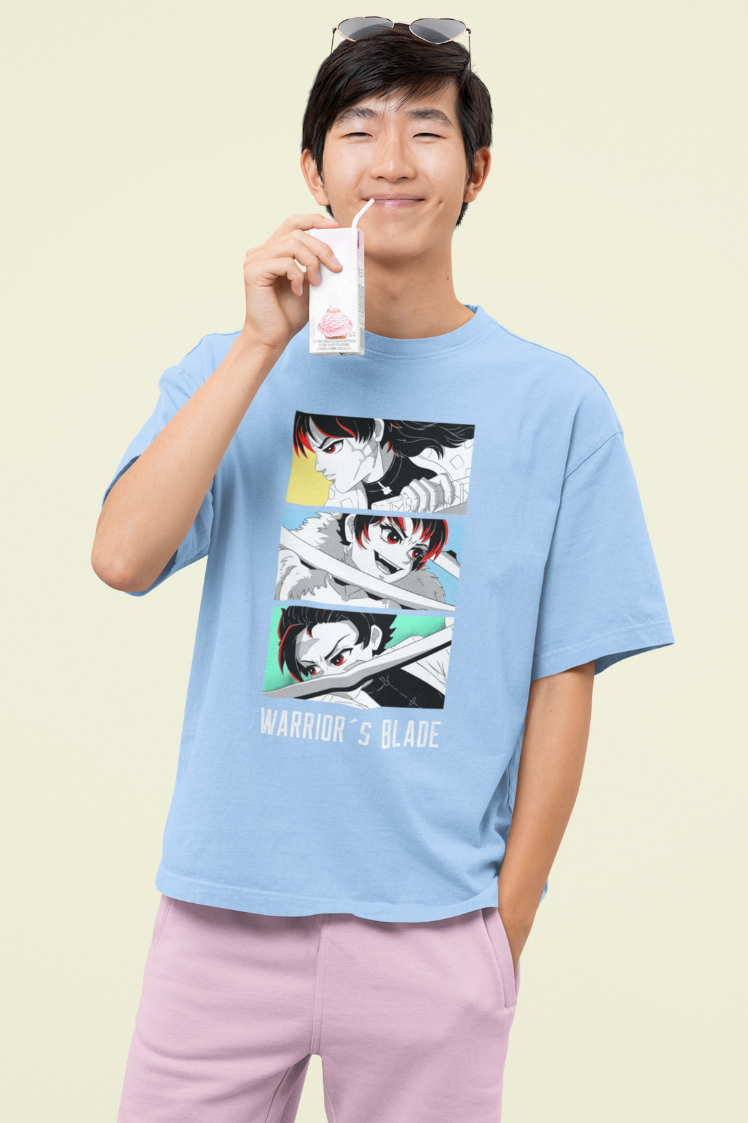 Anime Damon Slayor Printed Oversized T-Shirt For Men - WowWaves - 6