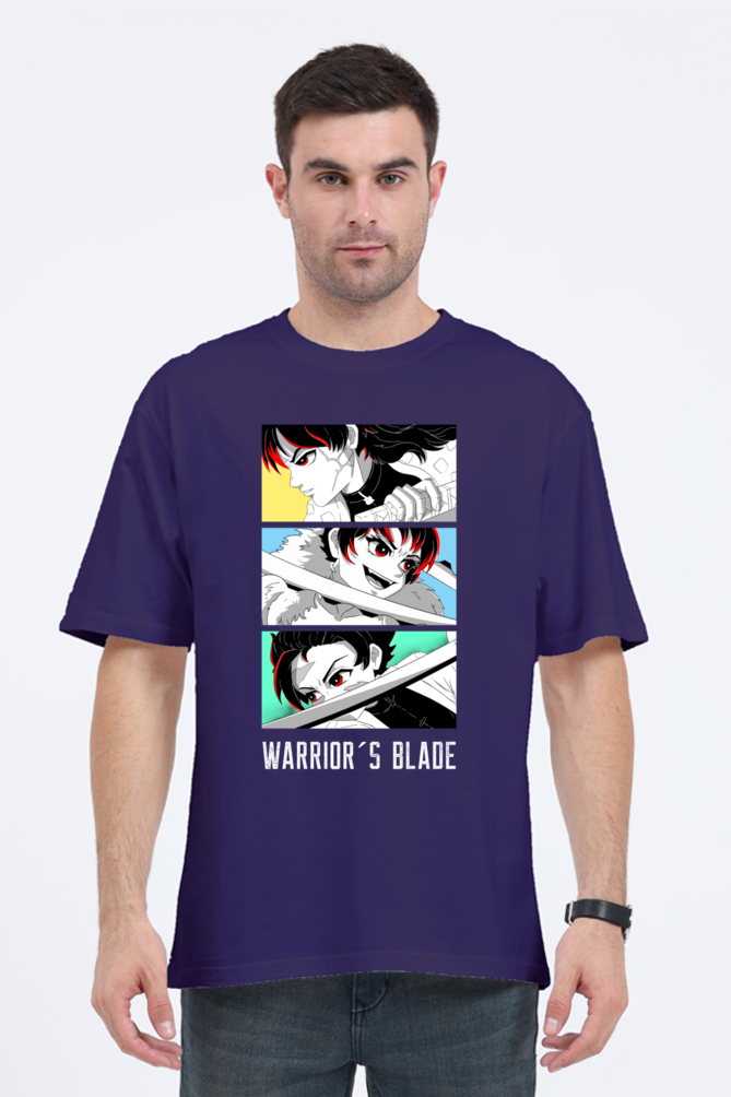 Anime Damon Slayor Printed Oversized T-Shirt For Men - WowWaves - 9