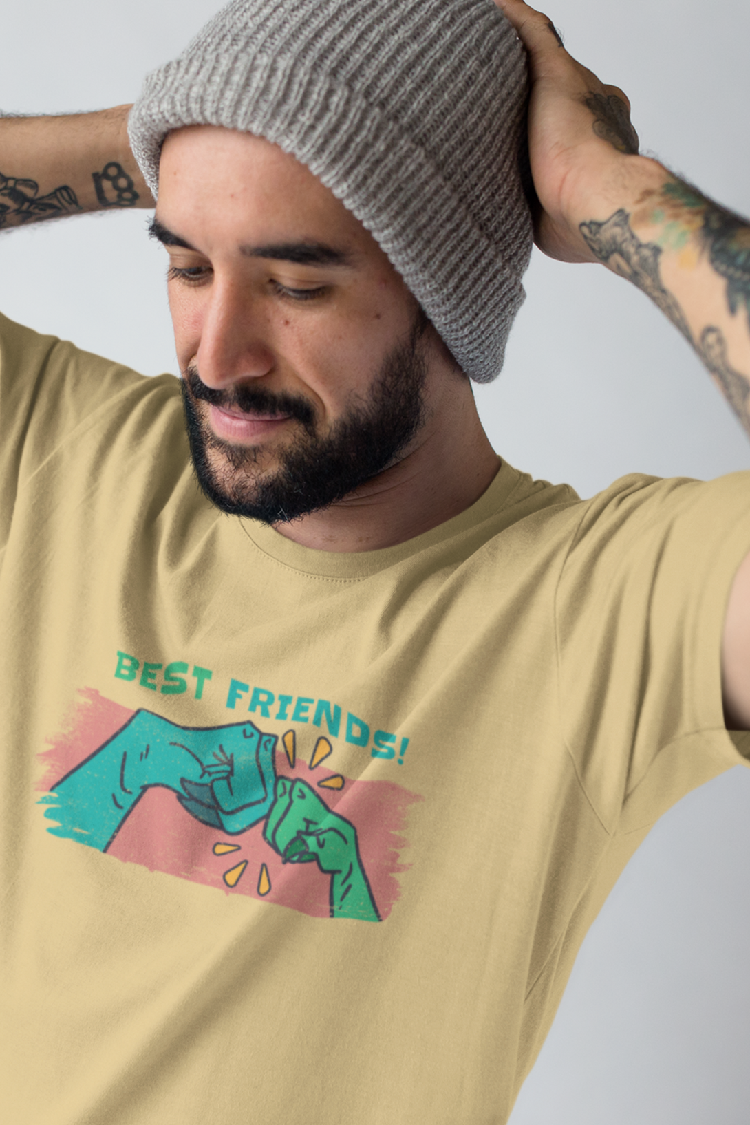 Dino Pals Printed T-Shirt For Men - WowWaves - 5