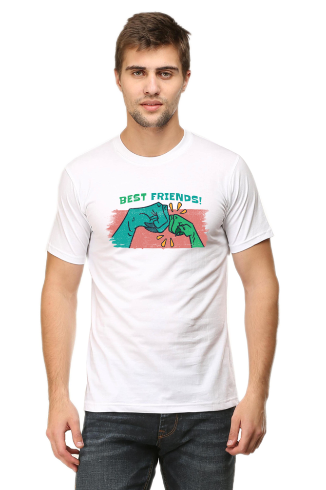 Dino Pals Printed T-Shirt For Men - WowWaves - 8
