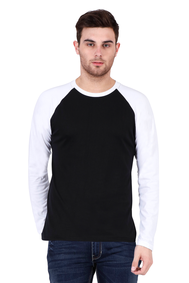 Dual Tone Raglan T Shirt For Men - WowWaves - 2