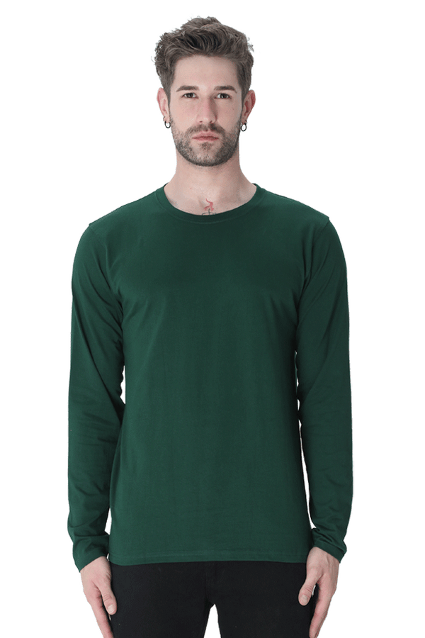 Earth Tone Full Sleeve T Shirt For Men - WowWaves