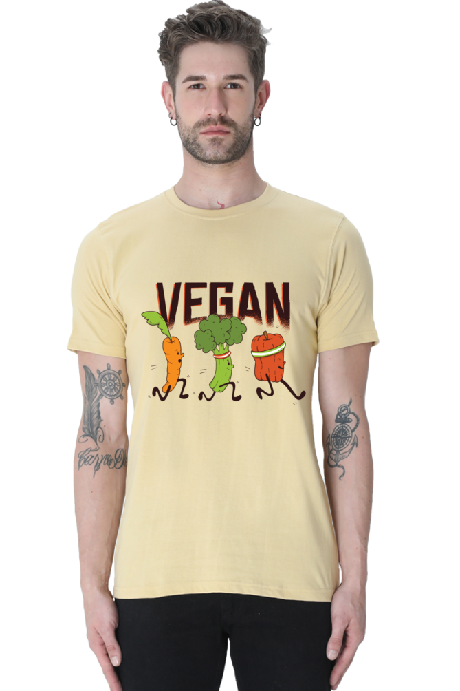Vegan Runners Printed T-Shirt For Men - WowWaves - 17