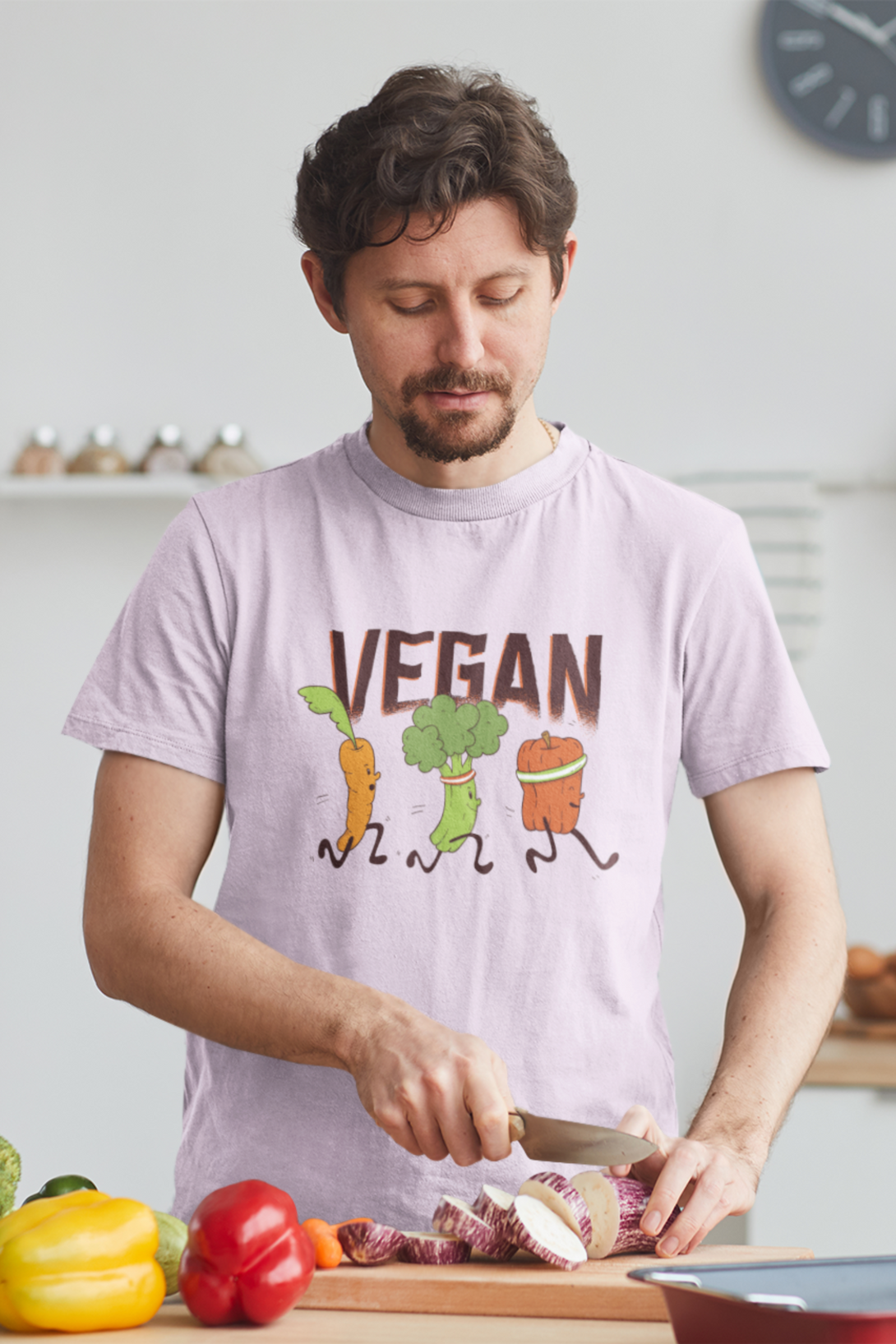 Vegan Runners Printed T-Shirt For Men - WowWaves - 4