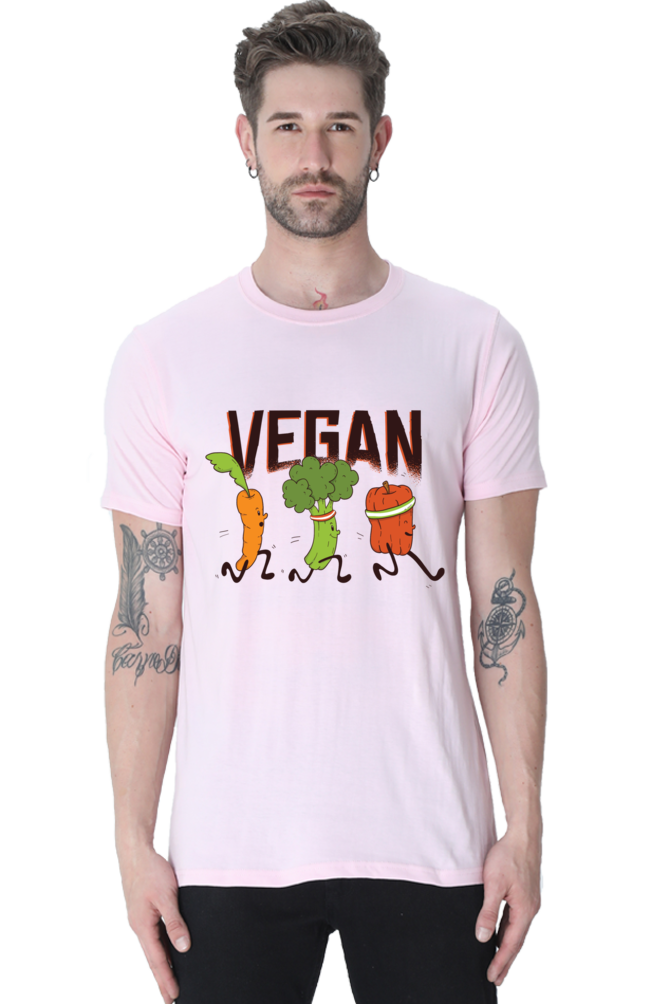 Vegan Runners Printed T-Shirt For Men - WowWaves - 16