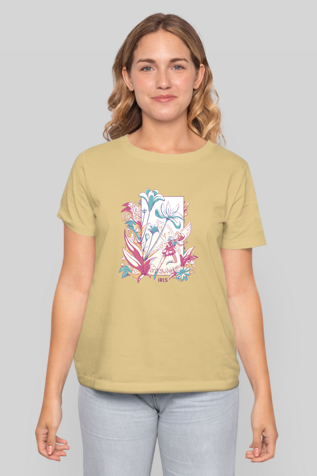 Fairy Blossom Printed T-Shirt For Women - WowWaves - 12