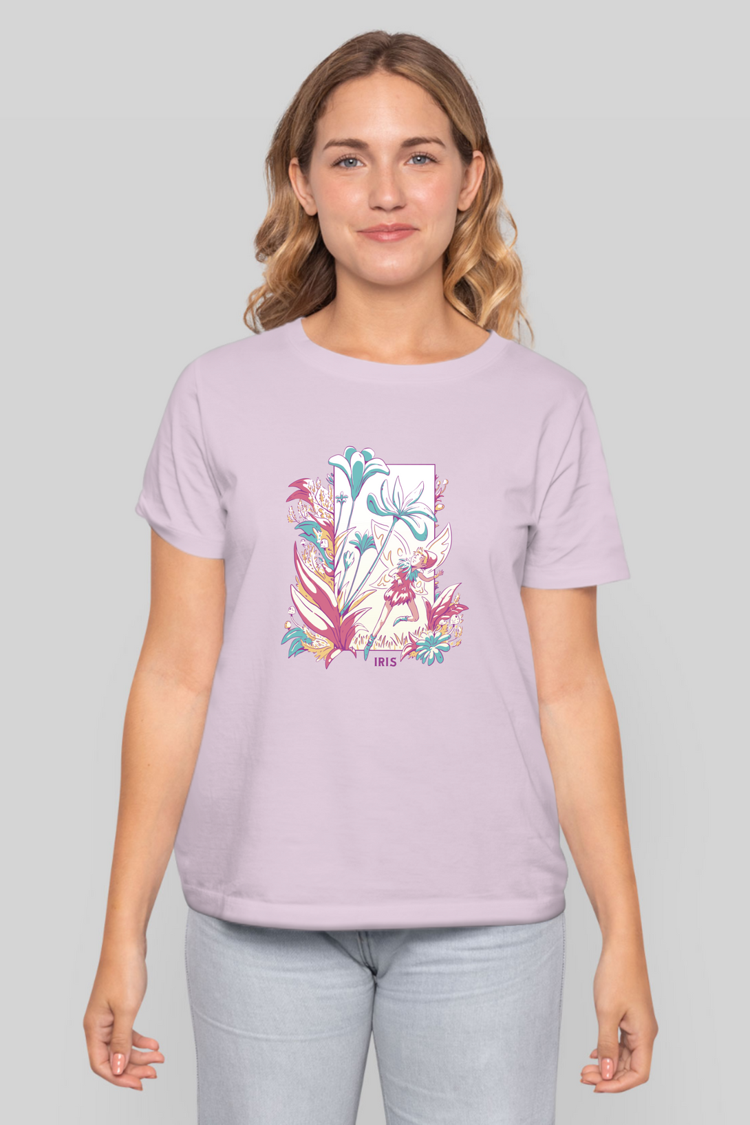 Fairy Blossom Printed T-Shirt For Women - WowWaves - 13