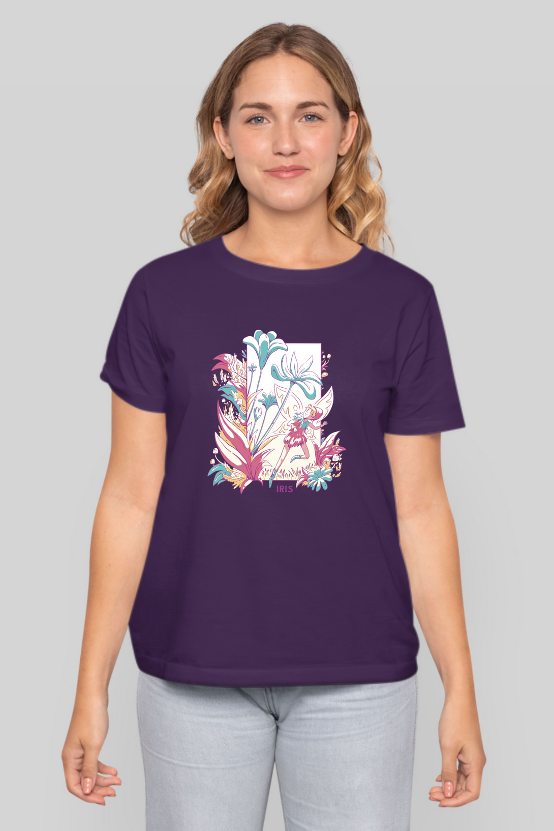 Fairy Blossom Printed T-Shirt For Women - WowWaves - 10