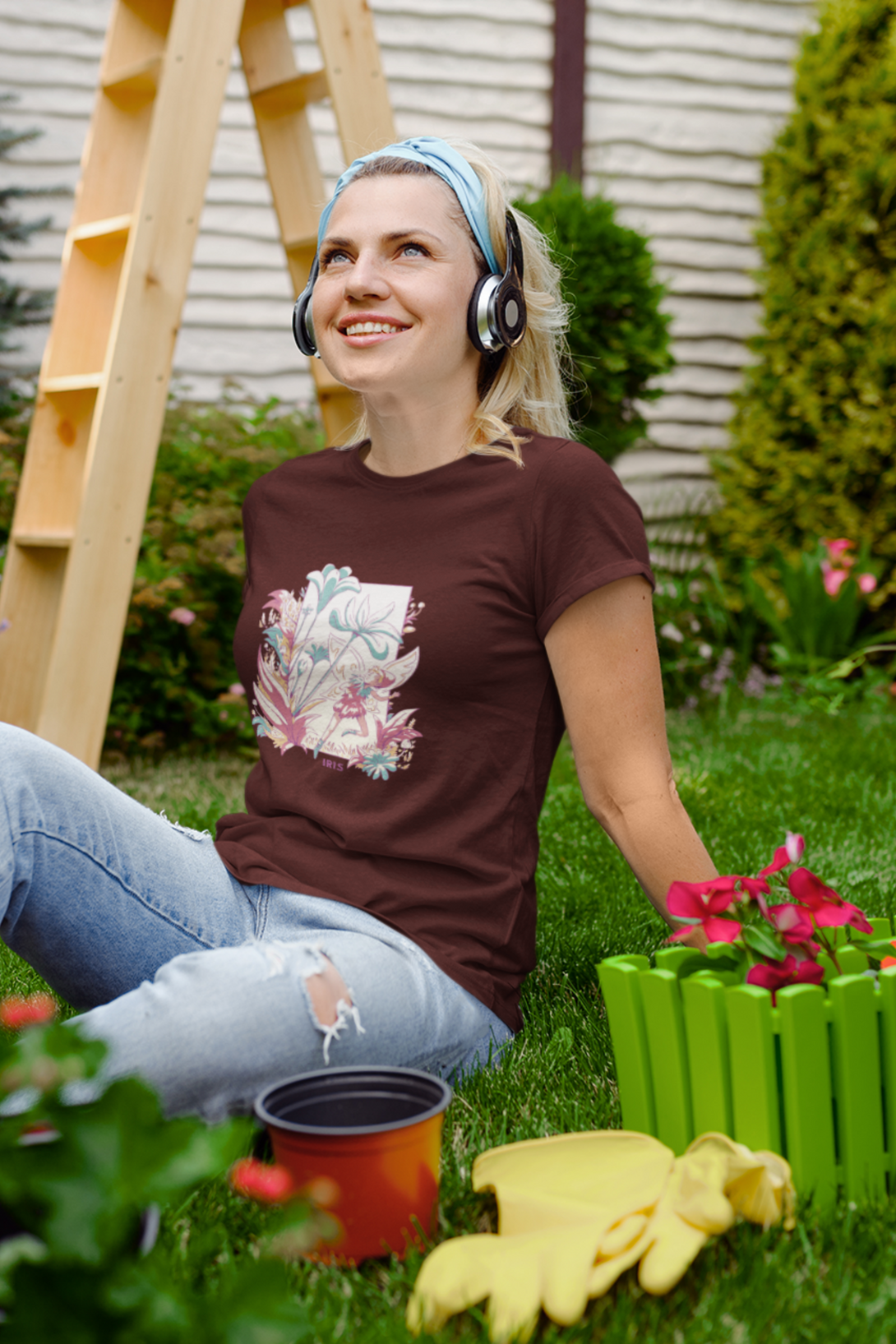 Fairy Blossom Printed T-Shirt For Women - WowWaves - 4